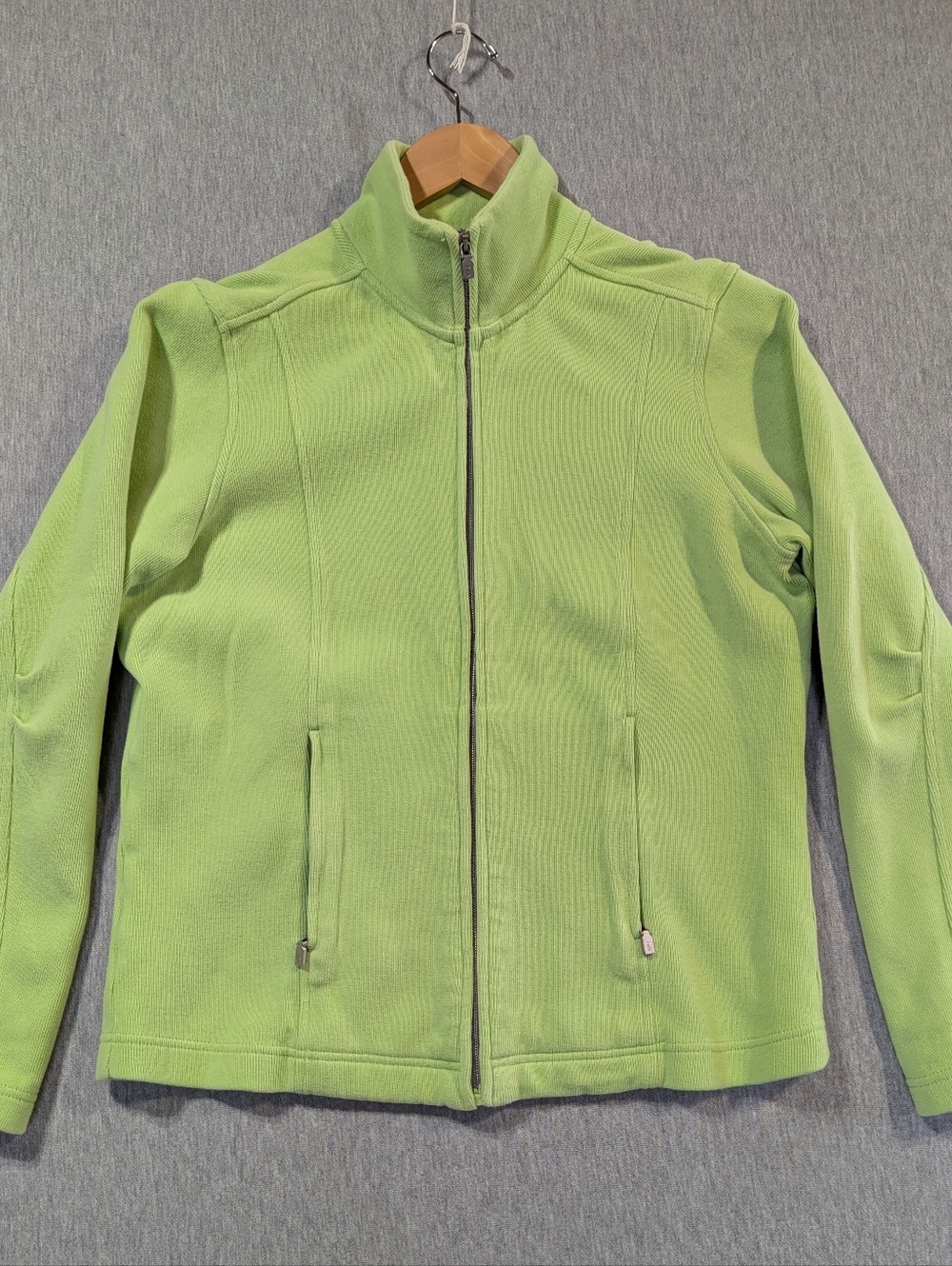 Tommy Bahama Zip Sweater Women's Large Mint Green